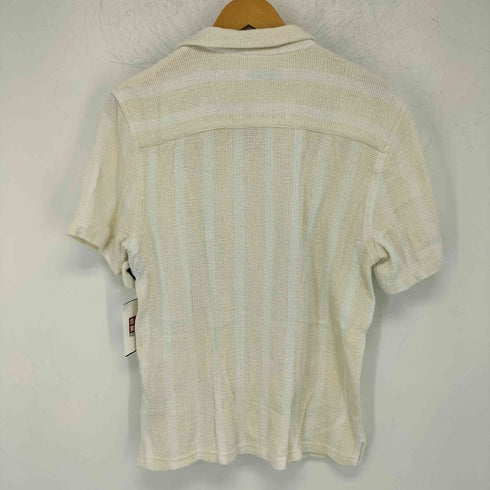 ザラ ZARA ストライプ オープンカラーシャツ メンズ import:S